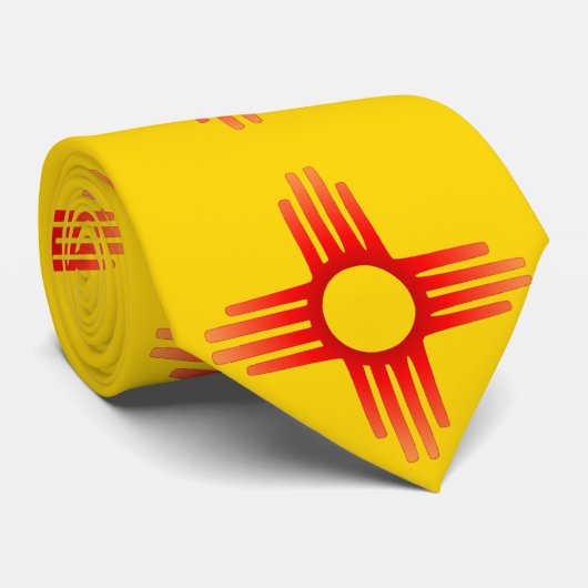 Zia Sun Symbol Stropdas (Opgerold)