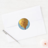 Zia Sun Symbool Hete Luchtballon Sticker (Envelop)