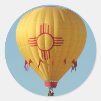 Zia Sun Symbool Hete Luchtballon Sticker