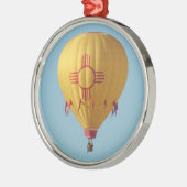 Zia Sun Symbool Hot Air Ballon Ornament (Links)