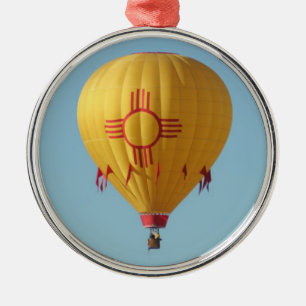 Zia Sun Symbool Hot Air Ballon Ornament