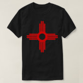Zia Sun Zia Pueblo New Meico Native Amerikanen Sac T-shirt (Design voorkant)