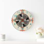 Zia Swirling Winds Grote Klok (Huis)