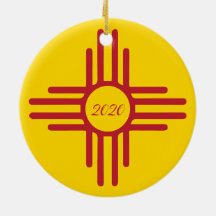 Zia Symbol Aangepast jaar feestdag