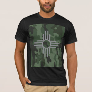 Zia Symbol Camouflage Mannen T-shirt
