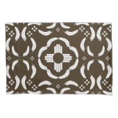 Zia Symbool en Veer Ontwerp Zuidwest Kussensloop (Voorkant-Links)