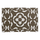 Zia Symbool en Veer Ontwerp Zuidwest Kussensloop (Voorkant-Rechts)