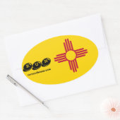 Zia Symbool Running Sticker (Envelop)