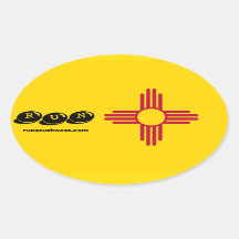 Zia Symbool Running Sticker