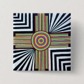 Zia van Laci Vierkante Button 5,1 Cm (Voorkant)