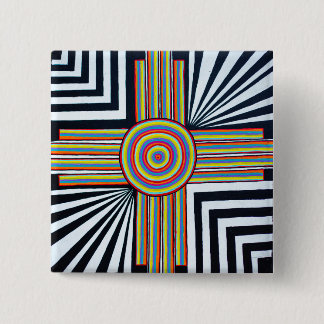 Zia van Laci Vierkante Button 5,1 Cm