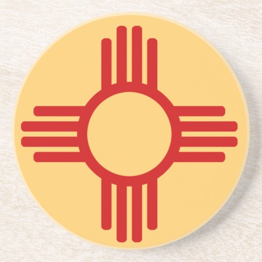 Zia Zandsteen Onderzetter (Voorkant)