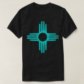 ZiaNew Mexico Turquoise T-shirt (Design voorkant)