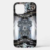 Zibacho Elegant Monogram Case-Mate iPhone Case (Achterkant)