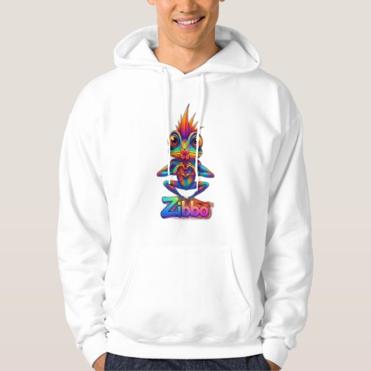 Zibbo™ Color Pop Character Hoodie (Voorkant)
