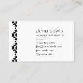 Zic Zac Design Illustratie inheemse kunst Visitekaartje (Voorkant)