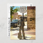 Zich bevindt op de Hoek in Winslow, AZ. Briefkaart (Voorkant / Achterkant)