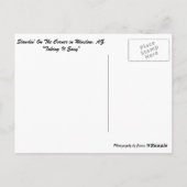 Zich bevindt op de Hoek in Winslow, AZ. Briefkaart (Achterkant)