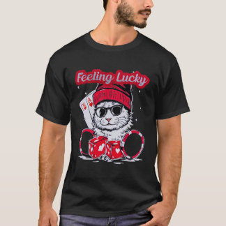 Zich gelukkig voelen - Cool Cat Casino Vibes T-shirt