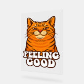 Zich goed voelen Cool Cat Acryl Bord (Hoek)