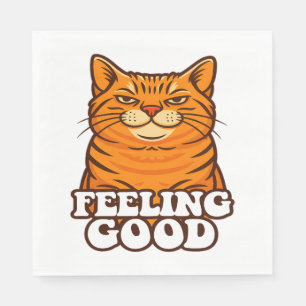 Zich goed voelen Cool Cat Servet