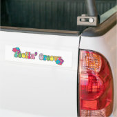 Zich Groovy Voelen Bumpersticker (Op Truck)