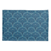 Zich herhalend geometrisch Art Deco-patroon Kussensloop (Achterkant-Links)