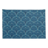 Zich herhalend geometrisch Art Deco-patroon Kussensloop (Achterkant-Rechts)
