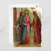 zich houden aan het amerikaanse briefkaart (Voorkant / Achterkant)