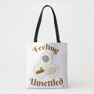 Zich onrustig voelen City Builder Game Time Tote Bag