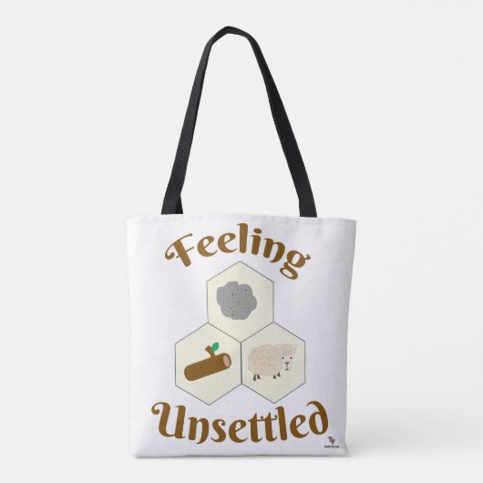 Zich onrustig voelen City Builder Game Time Tote Bag (Achterkant)