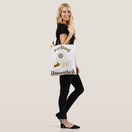 Zich onrustig voelen City Builder Game Time Tote Bag (Op model)