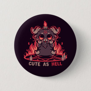Zich Schattige voelen als de hel Ronde Button 5,7 Cm