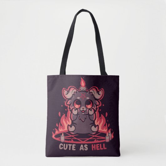 Zich Schattige voelen als de hel Tote Bag (Voorkant)