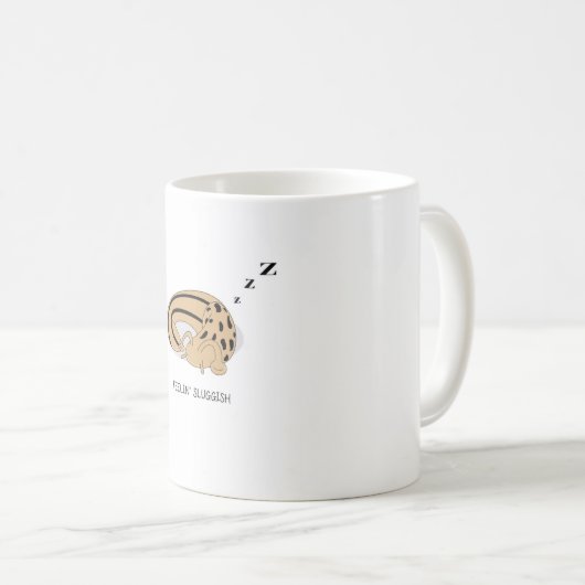 Zich traag voelen Mok (Voorkant rechts)