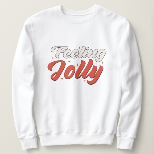 Zich vrolijk voelen met Kerstmis Trui (Design voorkant)