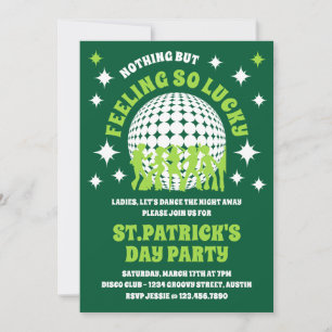 Zich zo gelukkig voelen Groene St. Patrick's Day P Kaart