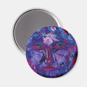 Zicht - Magenta & Violet Innerlijke Visie Magneet (Voorkant / Achterkant)