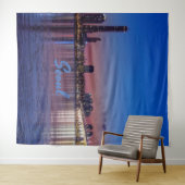 Zicht op de luchtlijn van de stad Seoul hoofdstad  Wandkleed (In Situ (horizontaal))