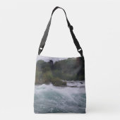 Zicht op de Niagara-watervallen Crossbody Tas (Achterkant)