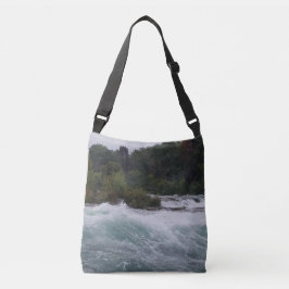 Zicht op de Niagara-watervallen Crossbody Tas