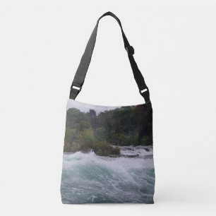 Zicht op de Niagara-watervallen Crossbody Tas