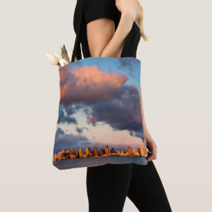 Zicht op de skyline van San Diego Bay City Tote Bag
