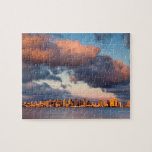 Zicht op de stad San Diego vanaf San Diego Bay Legpuzzel