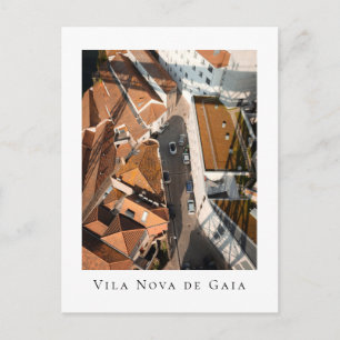 Zicht op de straten van Vila Nova de Gaia Briefkaart