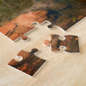 Zicht op Denali National Park Alaska. Legpuzzel (Zijkant)