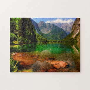 Zicht op Denali National Park Alaska. Legpuzzel