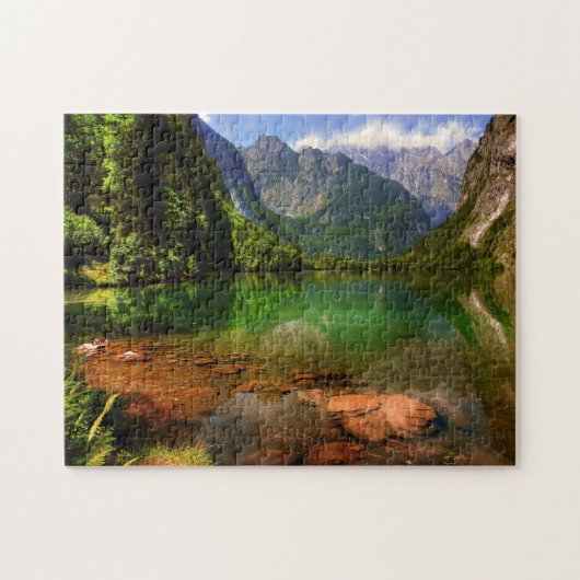 Zicht op Denali National Park Alaska. Legpuzzel (Horizontaal)