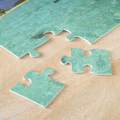 Zicht op Funadoo Island vanuit Funadovilligilli Legpuzzel (Zijkant)