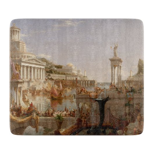 Zicht op het Romeinse Rijk (Consummatie van het Ri Snijplank (Voorkant)